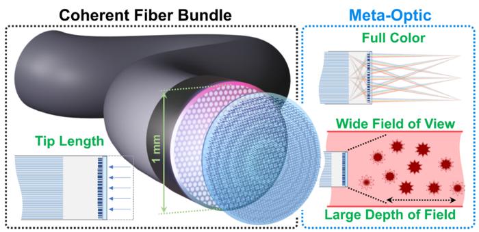 endoscope with long focal length