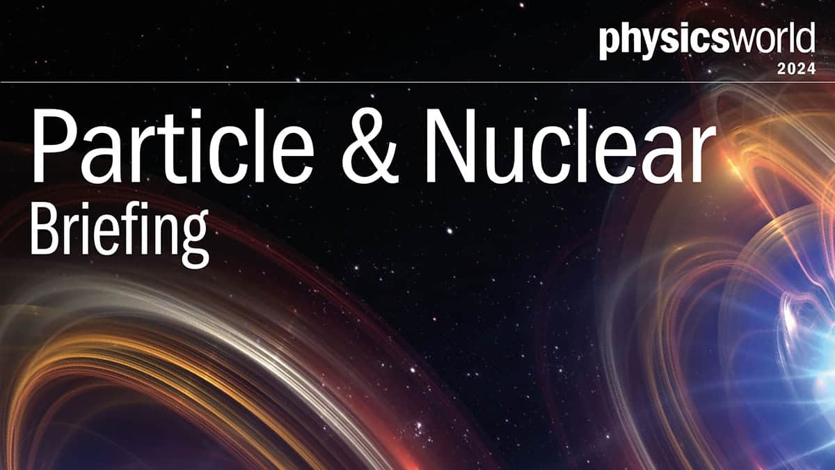 Discover the latest trends in particle and nuclear physics in the newest issue of Physics World Briefing