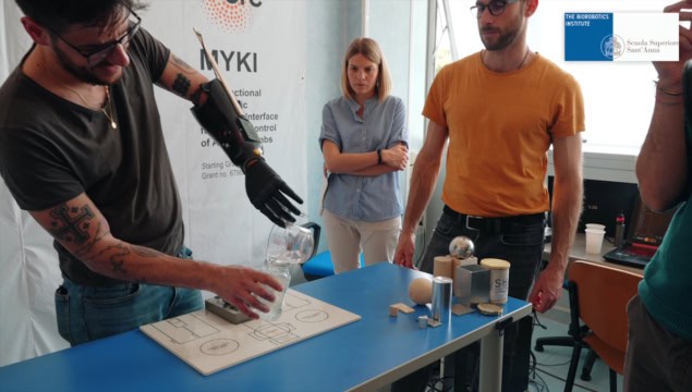 Magnetically controlled prosthetic hand performs everyday tasks