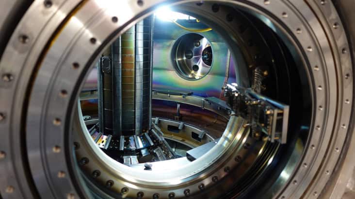 Tokamak Energy inside the tokamak