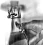 high-speed image of opening a swing-top bottle