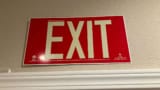 Photoluminescent exit sign