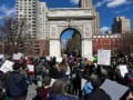 Photo of demonstrators at March for Science rally.