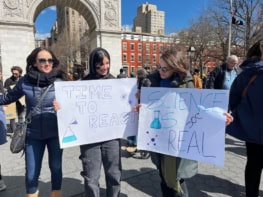 Protests at the US March for Science on 7 March