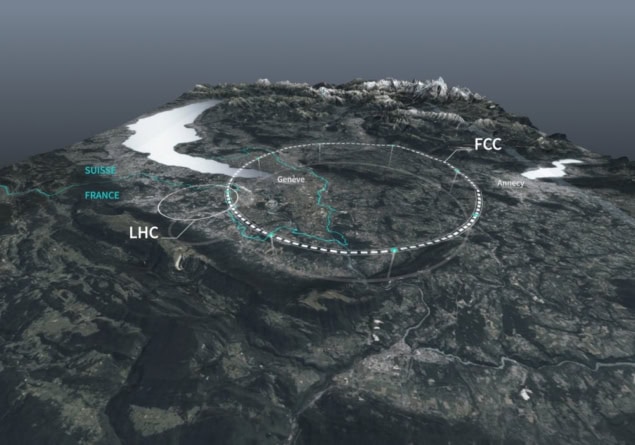 Outline of the FCC near Geneva Outline of the FCC near Geneva