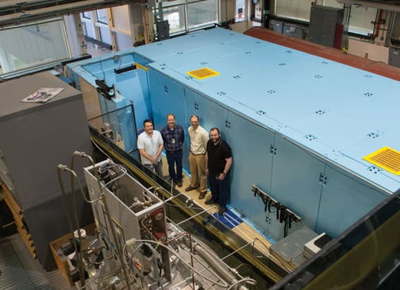 bird's eye view of a neutron microscope