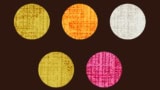 Illustration of five atoms