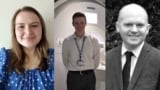 Rachel Allcock, George Bruce and Chris Watt