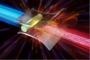 Micronozzle particle accelerator