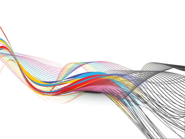 Twisted colourful lines Twisted colourful lines
