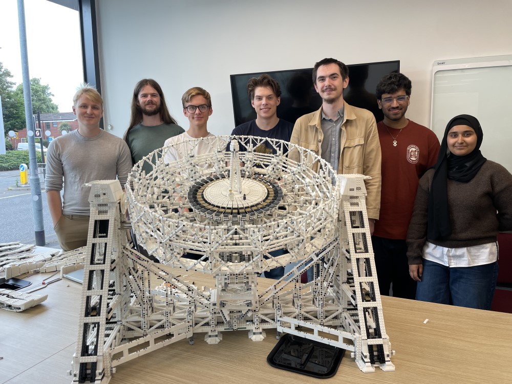 Students mark Jodrell Bank anniversary with epic LEGO model of the Lovell Telescope – Physics World