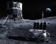 Artist's impression of Hakuto-2 lander and rover