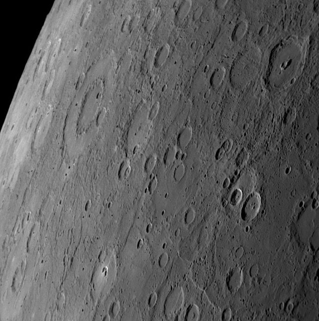 Peak rings on the Dürer basin located on Mercury