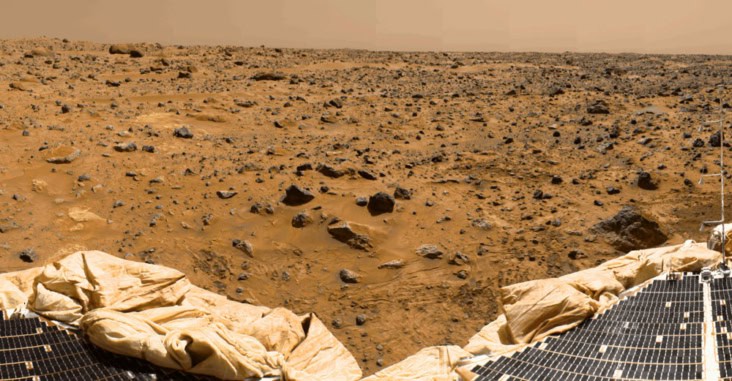 Martian landscape