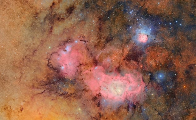 rubin-trifid-23-06-2025 Trifid and Lagoon nebulas