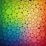 Organised colourful circles