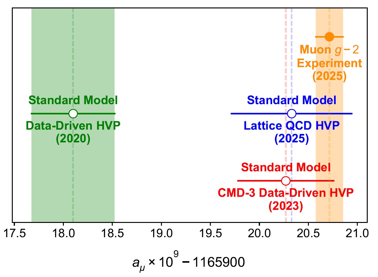 Muon g-2 values