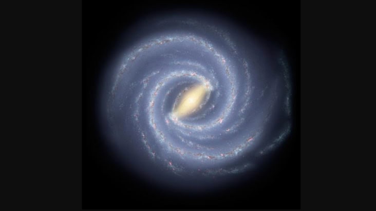 Artist's impression of the Milky Way