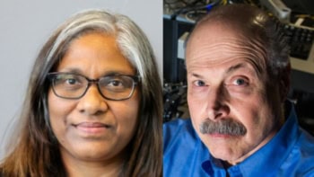 Photos of Preeti Chalsani and David Awschalom