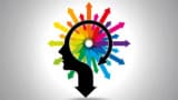 Illustration showing colourful arrows pouring out from a brain