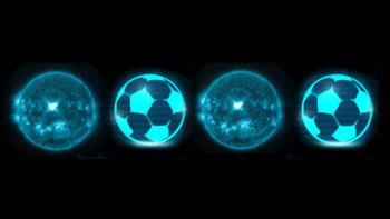 Sun and football