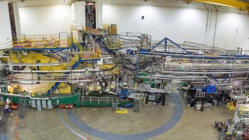Photo of Experimental Hall A at Jefferson Lab