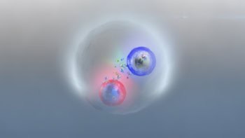 Artist's impression of toponium
