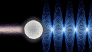 Illustration of strong delocalization in a nanoparticle