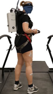 Study participant wearing the GyroPack