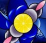 The stained-glass artwork Discovery