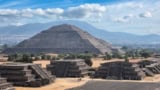 The Pyramid of the Sun at Teotihuacan in Mexico