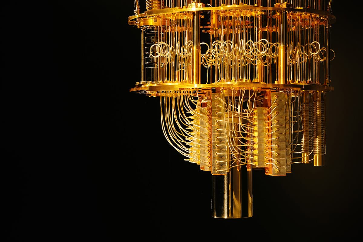 IBM quantum computer cryogenic chandelier