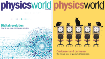 Two Physics World covers: September 2025 and June 2025