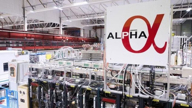 Photo of the ALPHA experiment at CERN