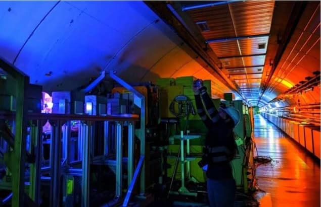 The Fireball experiment installed in the HiRadMat irradiation area at CERN