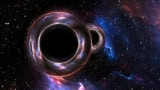 Artist’s impression of the merger of two black holes