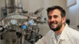 Photo of Antonio Rossi in the lab