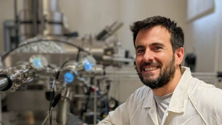 Photo of Antonio Rossi in the lab