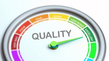 Illustration showing a scoring system for excellence