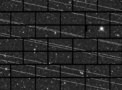 Streaks from Starlink satellites