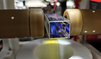 Laboratory set-up of Einstein’s thought experiment