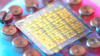 Photo of a quantum sensor at NPL