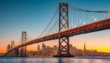 San Francisco skyline with Oakland Bay bridge