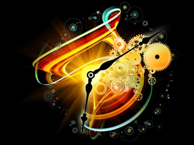 Quantum time illustration Quantum time illustration