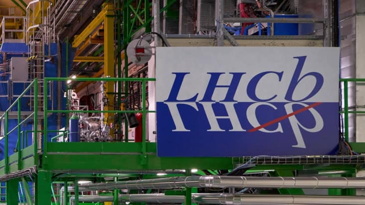 Sign at LHCb