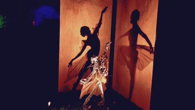 Photo of a shadow sculpture by Will Budgett