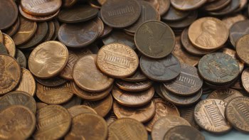 Hoard of US pennies