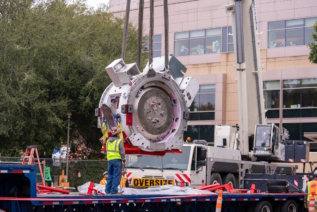 Installation of the compact cyclotron