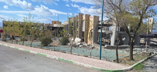 damage at Isfahan University of Technology