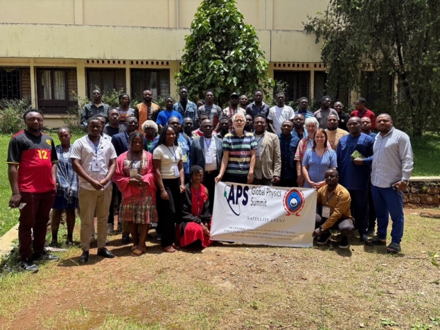 Participants at the Global Physics Summit satellite event in Cameroon, April 2026